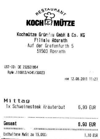 mrdv Hffner Kochmtze Restaurant